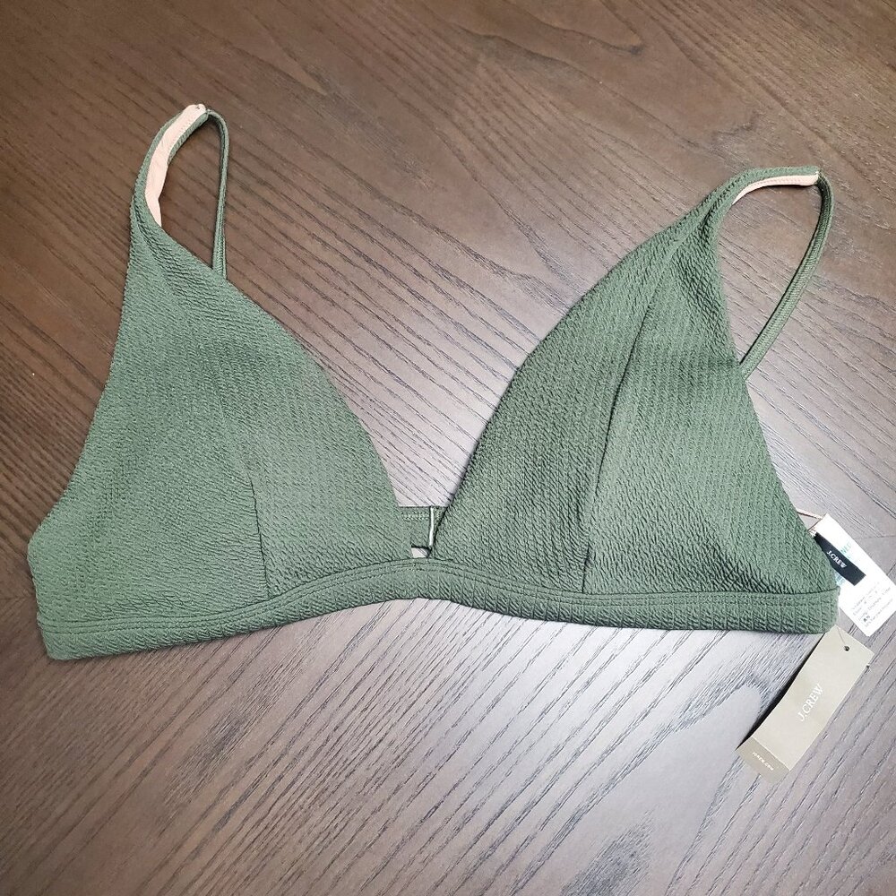 J. Crew bikini top Women's size XL New With Tags